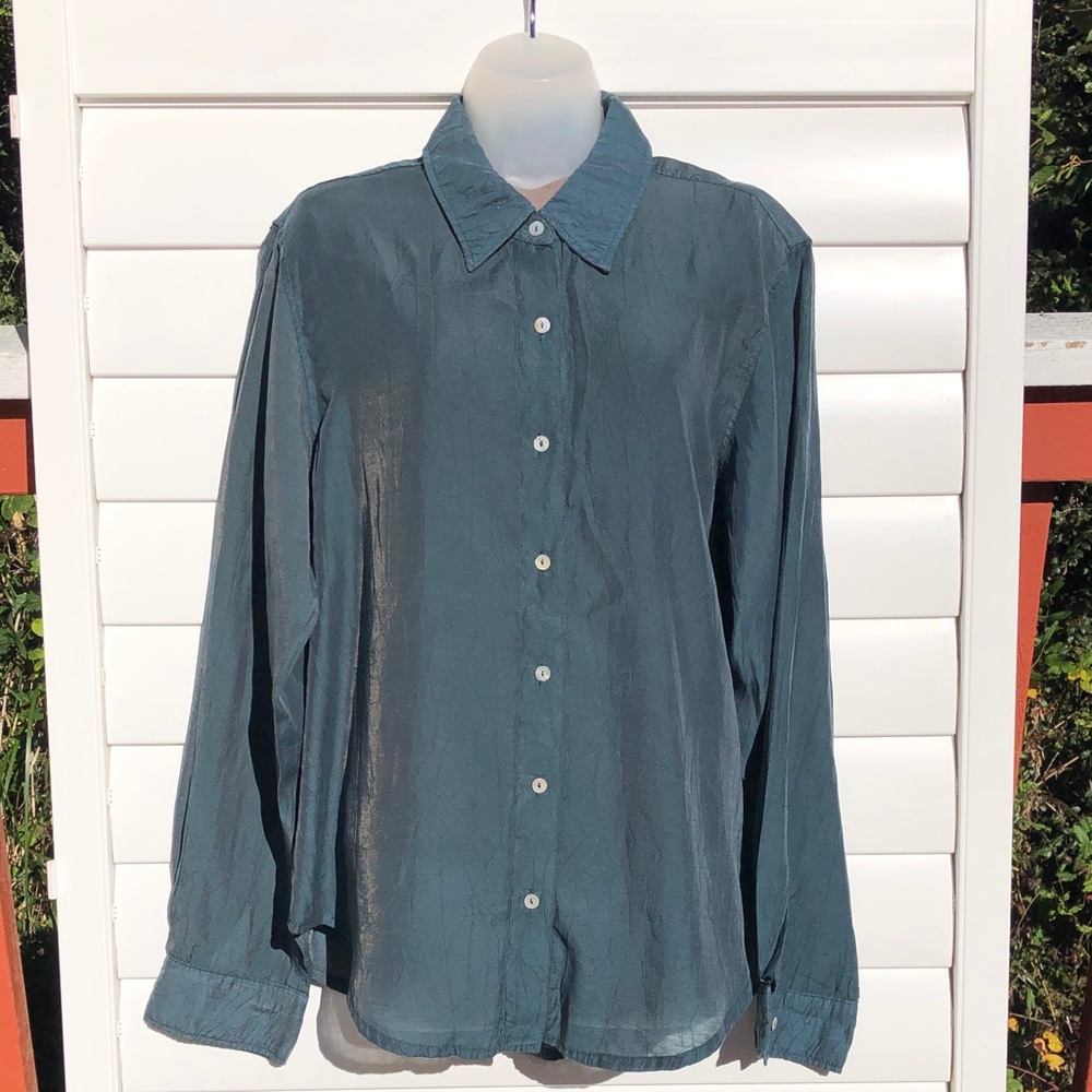 Cut Loose Deep Blue Button-Down Shirt